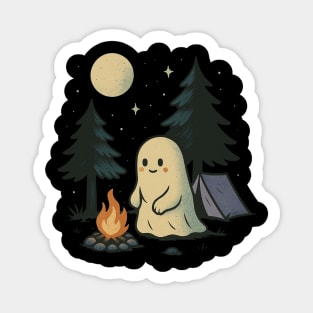Ghost Campfire Vibes Sticker